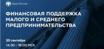 Меры поддержки малого и среднего бизнеса: вебинар Банка России