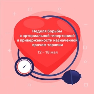 Неделя борьбы с артериальной гипертонией и приверженности назначенной врачом терапии (в честь Всемирного дня борьбы с артериальной гипертонией 17 мая)