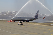 Авиакомпания «Аэрофлот» выполнила первый рейс по маршруту «Москва – Горно-Алтайск»