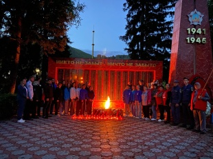 Всероссийская патриотическая акции «Свеча памяти» прошла в Майминском районе 