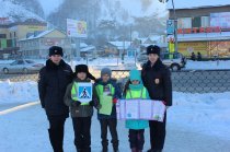Автоинспекторы Республики Алтай провели акцию «Безопасность в подарок»