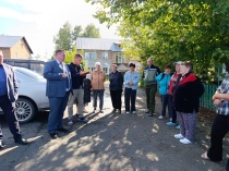 В Майме прошла встреча с жителями улицы Социалистической и близлежащих улиц