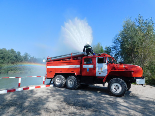 Новый пожарный пирс открылся в микрорайоне острова Южный в селе Майма