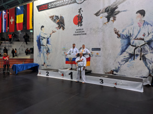 Алексей Харчебников и Андрей Хуторненко - серебряные призеры Чемпионата мира по традиционному карате фудокан